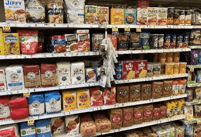 Krogerの粉ものコーナー