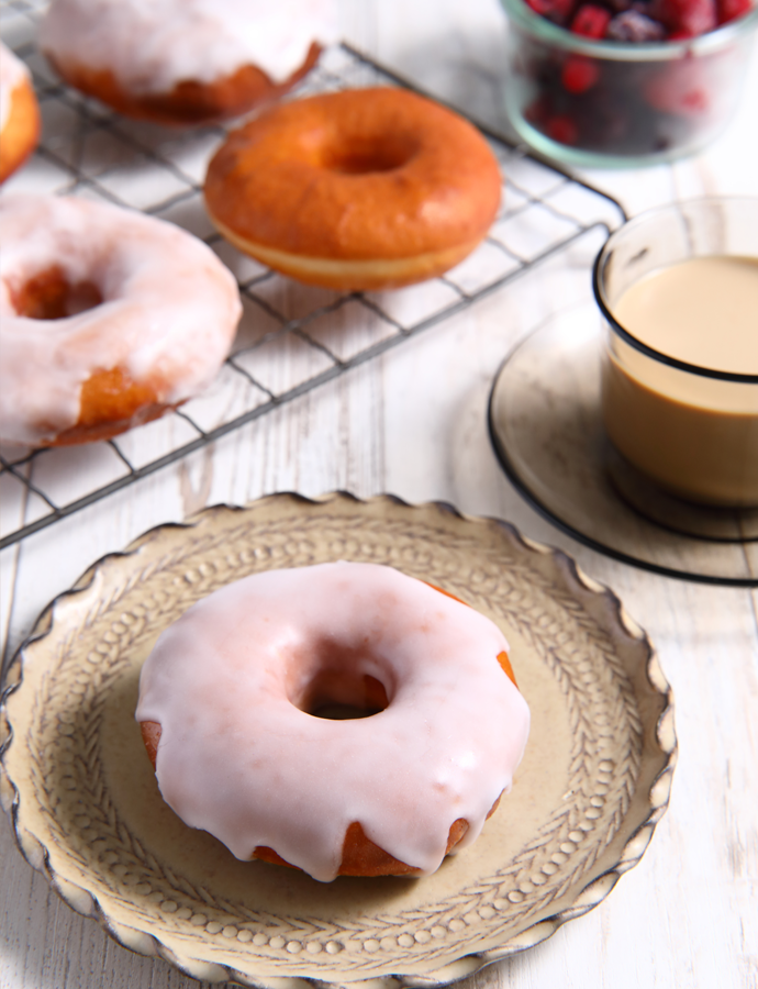 ふわもちグレーズドドーナツ